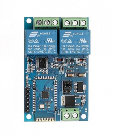 Modul releu 12V cu 2 canale si control Bluetooth [2]