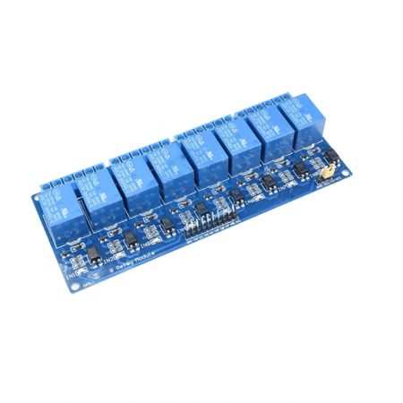 Modul releu 8 canale cu optocuplor, 5V Low Level