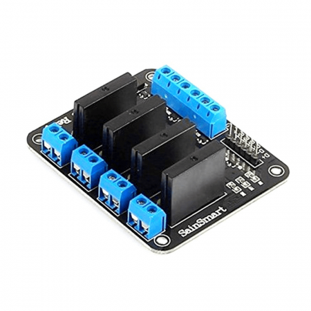 Module Electronice - Modul releu SSR 5V cu 4 canale tensiune comanda high/low level