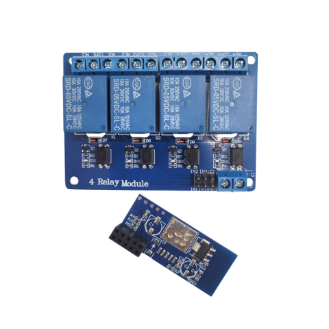 Modul releu WiFi cu 4 canale 5V-12V ESP8266 [1]