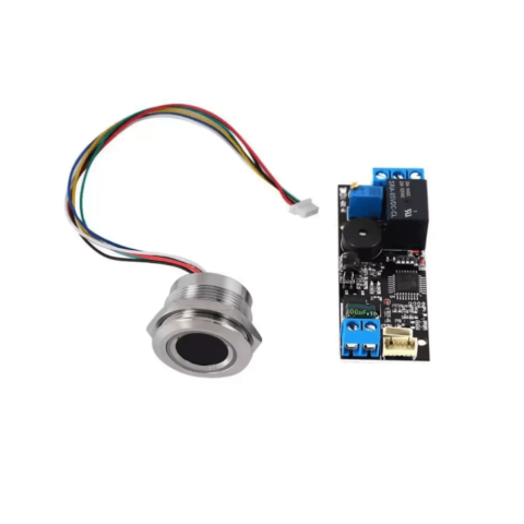Senzori Electronici - Modul senzor amprenta R503 cu placa control K202, 120 amprente