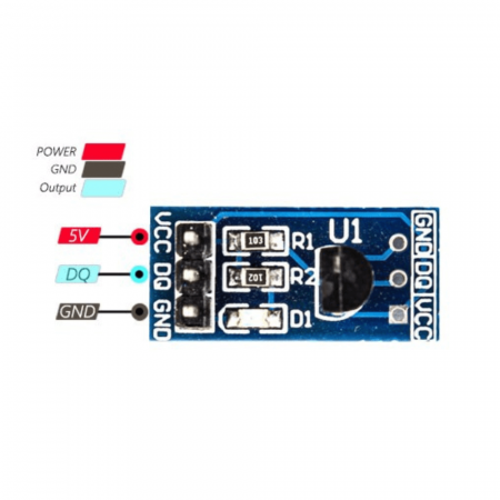 Modul senzor de temperatura DS18B20, compatibil Arduino [4]