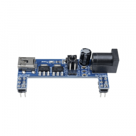Modul sursa de alimentare 3.3V / 5V cu USB mini-B pentru breadboard MB102 [2]