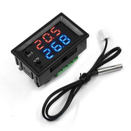 Module Electronice - Modul termostat digital W1209WK cu senzor tip sonda