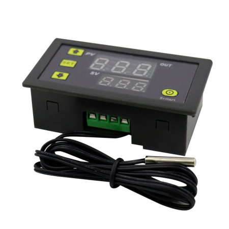 Modul termostat digital W3230 cu senzor tip sonda, 110-220V AC [1]