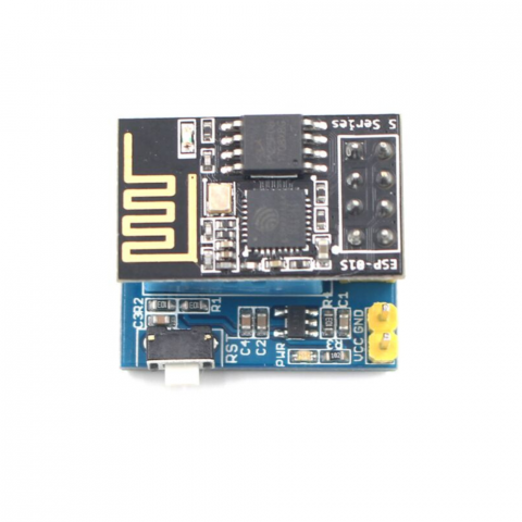 Senzor temperatura si umiditate DHT11 cu modul WiFi ESP8266 ESP-01S [1]