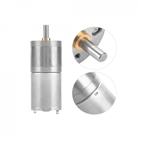 Motor cu reductor 25GA370 12V 10RPM, ax D 4mm [1]