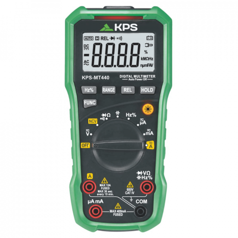 Aparate de Masura si Control - Multimetru digital multifunctional, 600V AC/DC, 10A AC/DC, 40MΩ, 5MHz, KPS MT440