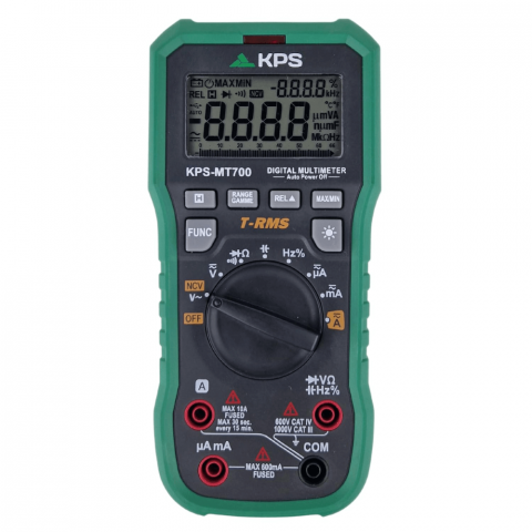 Multimetru digital multifunctional, TRMS, 1000V AC/DC, 10A AC/DC, KPS MT700