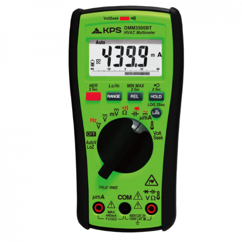 Multimetru digital True-RMS, 1000V AC/DC, 10A AC/DC,  400mA AC/DC, KPS DMM3500BT
