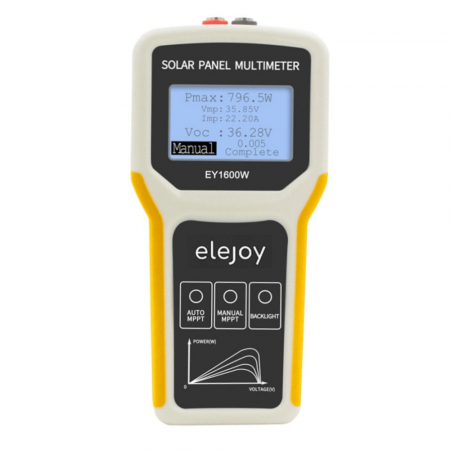 Multimetru MPPT pentru panouri fotovoltaice, 1600W, Elejoy EY1600W