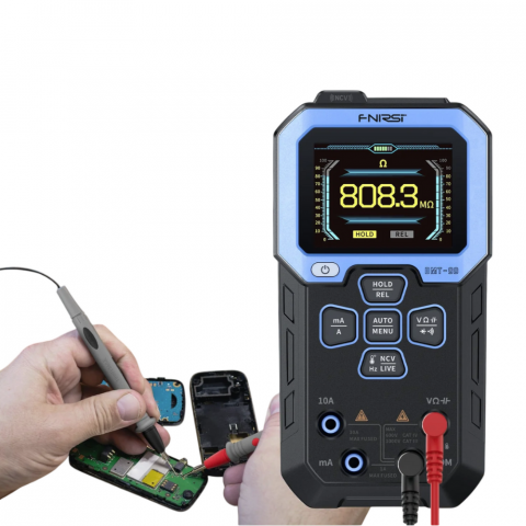 Multimetru profesional FNIRSI DMT-99, 1000V DC, 750V AC, 10A AC/DC [1]