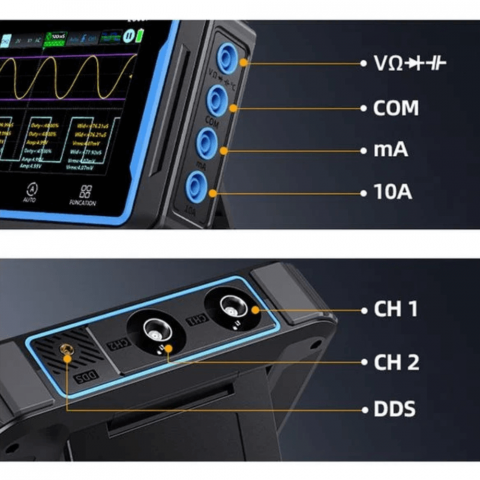 Osciloscop digital cu generator de semnal si multimetru 3 in 1, Fnirsi 2C53P [5]
