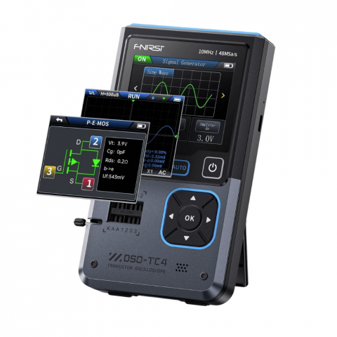 Osciloscop digital 3 in 1, FNIRSI DSO-TC4, cu tester componente electronice [2]