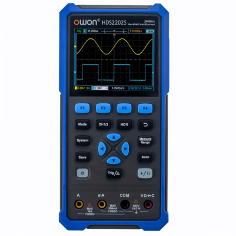 Electronica - Osciloscop digital 3 in 1, 2 canale, 200MHz, 1GSa/s, OWON HDS2202S