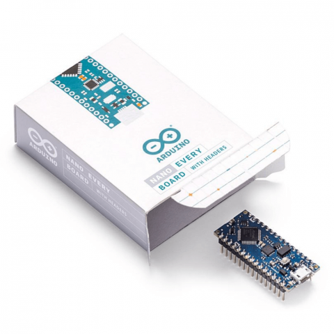 Placa de dezvoltare originala Arduino NANO Every, cu pini [3]