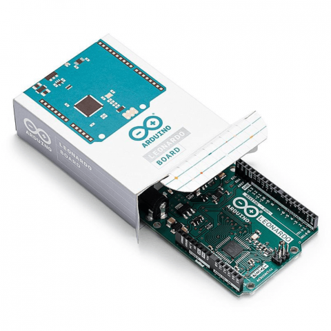 Placa de dezvoltare originala Arduino Leonardo, cu conectori [3]