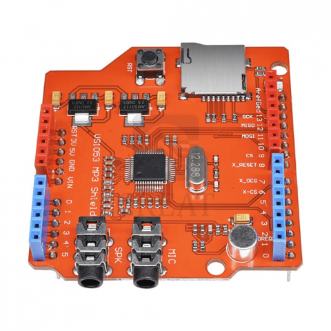 Placa de expansiune cu decoder VS1053, compatibila Arduino UNO [1]