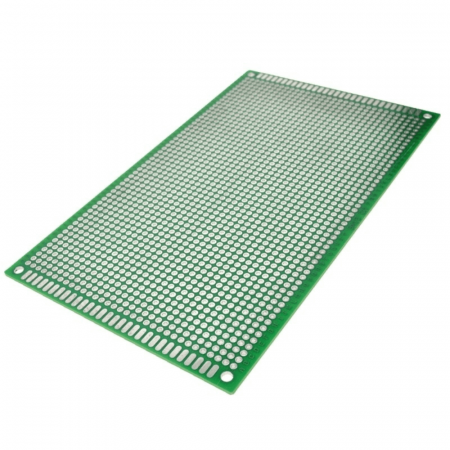 Placa PCB pentru prototipare cu fata dubla, 9x15 cm, FR4 [2]