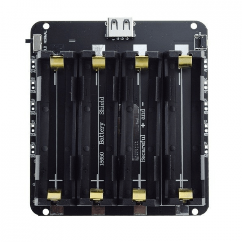 Modul powerbank 18650, 4P, 5V/3VDC , compatibil Arduino/Raspberry Pi [1]