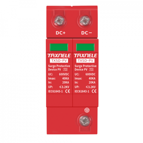 Electrice - Protectie la supratensiune SPD pentru sisteme fotovoltaice, 600V DC, TAXNELE TXSD-PV-600V
