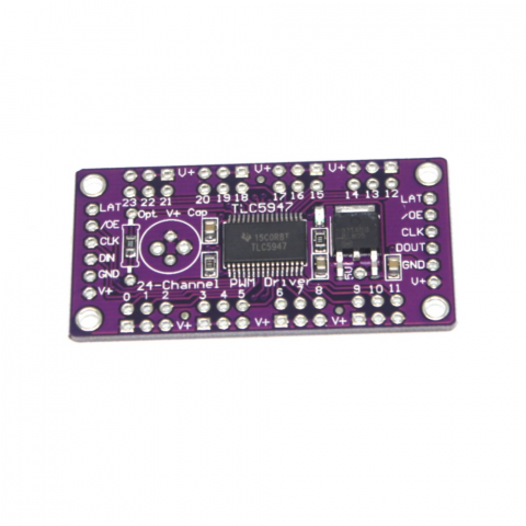 Modul driver PWM, TLC5947, 24 canale, 12 biti, 3-5.5V [1]