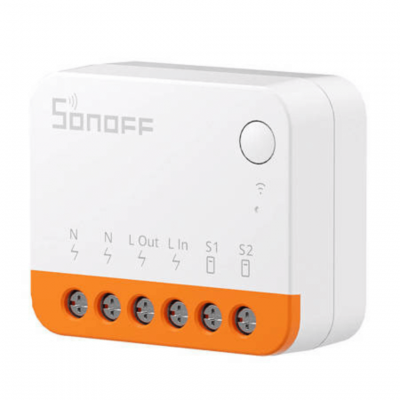 Module Smart Home - Releu inteligent cu 1 canal, Wifi 2.4GHz, 10A, Sonoff MINIR4