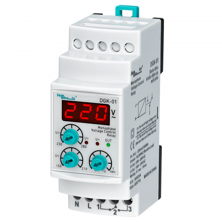 Releu monofazic de protectie la tensiune, 50-280V