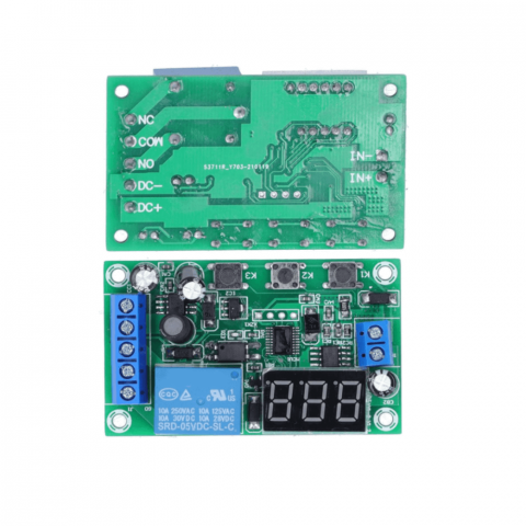Modul releu 12V, detectie curent 0 - 10A DC, afisaj LED [3]