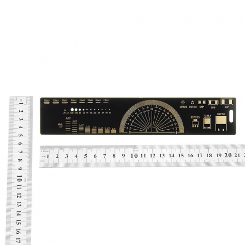 Rigla multifunctionala dedicata electronistilor PCB 20cm [3]