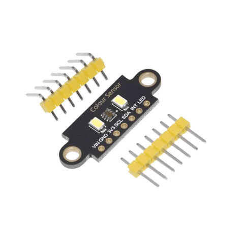 Electronica - Senzor recunoastere culori RGB TCS34725, 3.3V - 5VDC, I2C