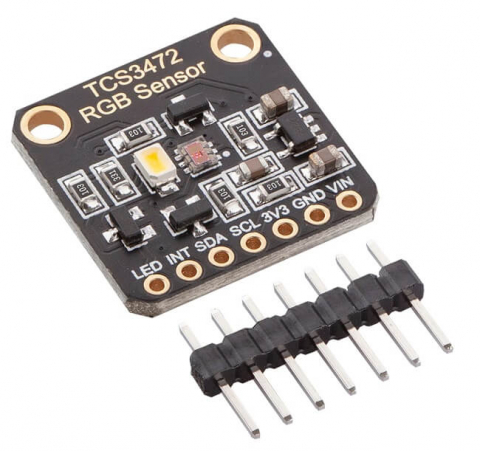 Senzori Electronici - Senzor de recunoastere a culorilor TCS34725