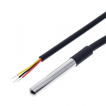 Senzor de temperatura DS18B20 tip sonda, compatibil Arduino [2]