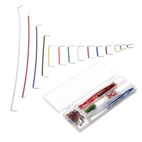 Electronica - Set 140 cabluri jumper pentru Breadboard, Bitmi 11693