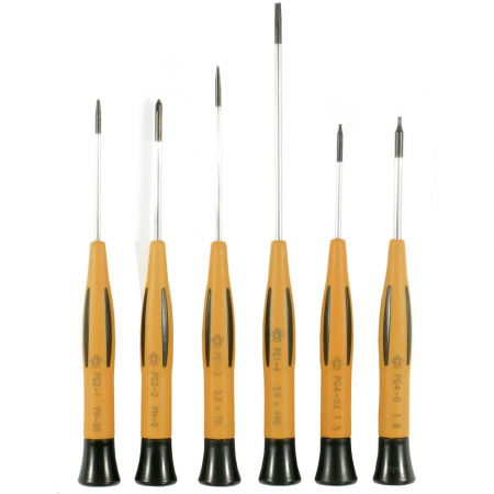 Surubelnite de Precizie - Set 6 surubelnite de precizie, Phillips, Slot si TORX, Piergiacomi KITSPT