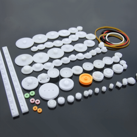 Componente Electronice - Set 75 roti dintate, diferite forme si dimensiuni