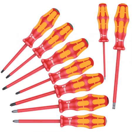 Set 9 surubelnite VDE Lasertip, 160 i/162 i/167 i/9, Kraftform Plus, Wera 05133355001