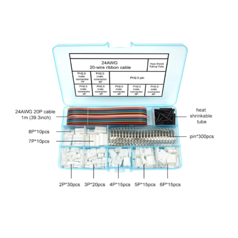 Set conectori JST PH 2.0mm, 2 - 8 pini, Bitmi 12620 [1]