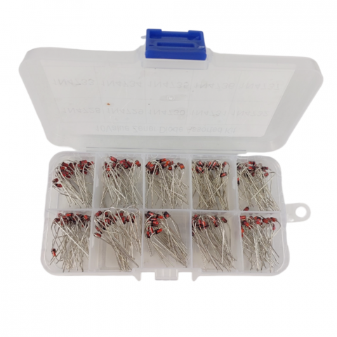 Set de 200 buc diode Zener 1W, 3.3-7.5V, Bitmi 11304 [1]