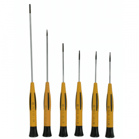Surubelnite de Precizie - Set surubelnite de precizie, profil drept, 6 piese, Piergiacomi KITS