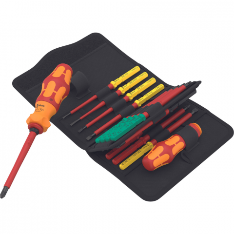 Set surubelnite Kraftform Kompakt VDE 17 RA, 17 piese, Wera 05006618001