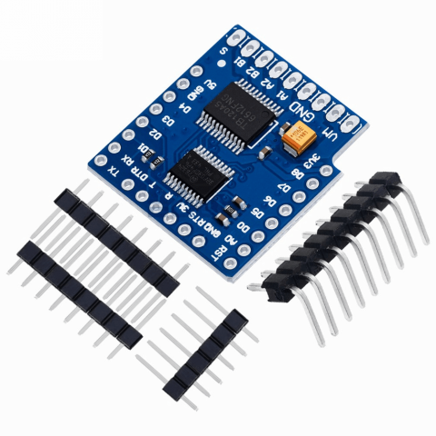 Placi de Expansiune - Shield cu driver TB6612FNG pentru motoare, 2CH, I2C, compatibil WEMOS D1 MINI