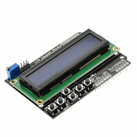 Shield LCD1602 cu ecran albastru si butoane [2]
