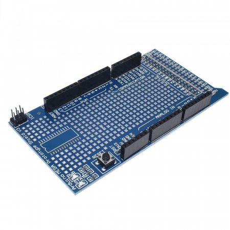 Shield cu mini breadboard pentru prototipuri, compatibil Arduino MEGA [2]