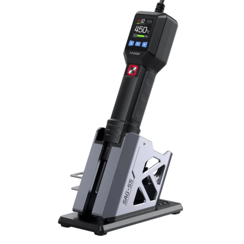 Statii de Lipit - Statie de lipit cu aer cald, 550W, 450°C, afisaj LCD, FNIRSI SAG-55