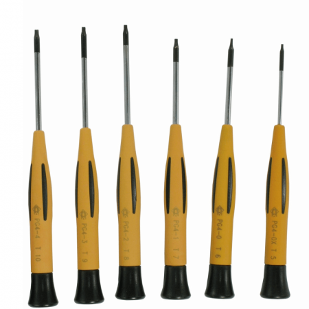 Surubelnite de Precizie - Surubelnite de precizie, 6 bucati, profil TORX, Piergiacomi KITT