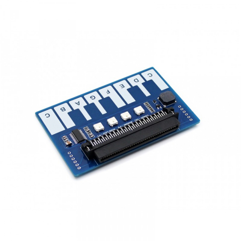 Tastatura muzicala pentru Micro:bit cu 13 taste si 4 LED-uri WS2812B RGB [1]