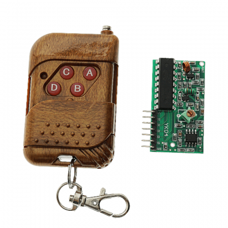Module Electronice - Telecomanda RF cu 4 canale 315 GHz si modul receptor YK-04