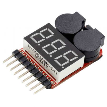 Module Electronice - Tester pentru acumulatori, 1S-8S, cu display si buzzer
