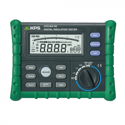 Tester pentru masurarea rezistentei de izolatie, 10GΩ, KPS MA100